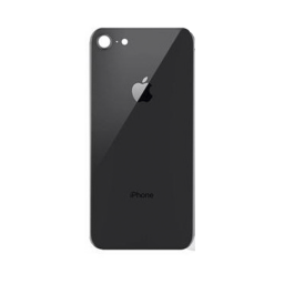 TAPA TRASERA IPHONE 8G NEGRO S/ LENS