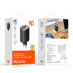 CARGADOR 67W 1C+1A CDISPLAY Y CABLE INTEGRADO